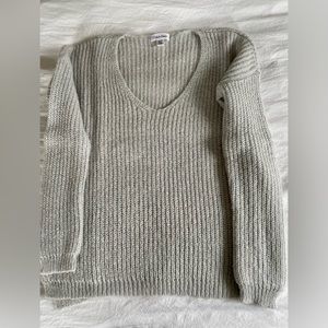 Calvin Klein Metalic VNeck Sweater